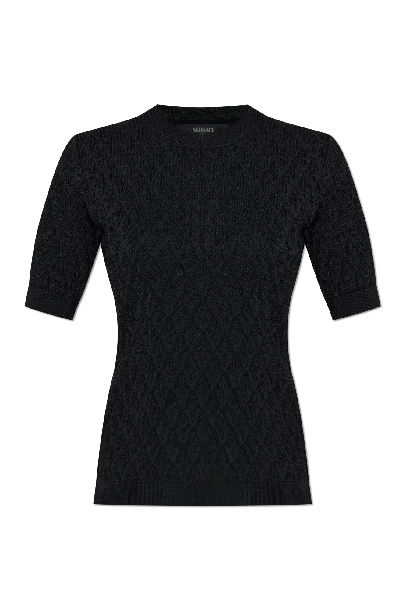 VERSACE ハロックハタンクルネックTシャツ 75GAH6R1JS218 G89 VERSACE ハロックハタンクルネックTシャツ 75GAH6R1JS218 G89